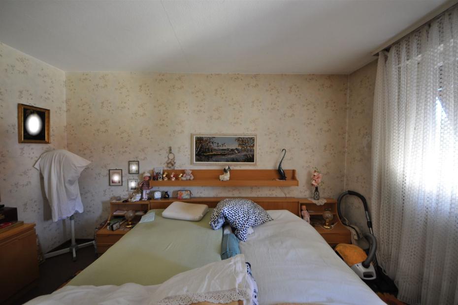 Schlafbereich einer Wohnung im 2.OG